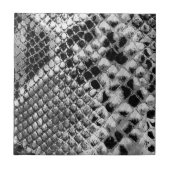 Carreau Serpent blanc noir (Devant)