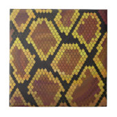 Carreau Serpent Brown et impression or (Devant)