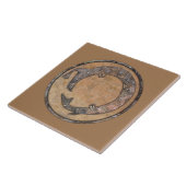 Carreau Serpent D'Eau Mimbres Poterie Design (Côté)