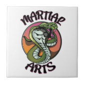 Carreau Serpent des arts martiaux (Devant)