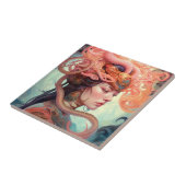 Carreau Serpent Hair Lady Imaginaire Art (Côté)