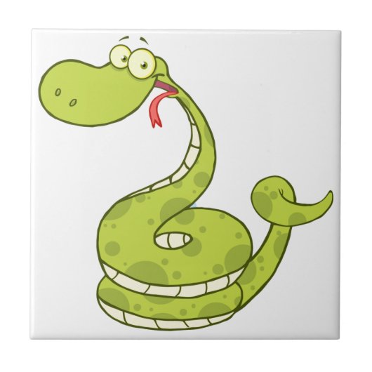 Carreau Serpent vert (Devant)