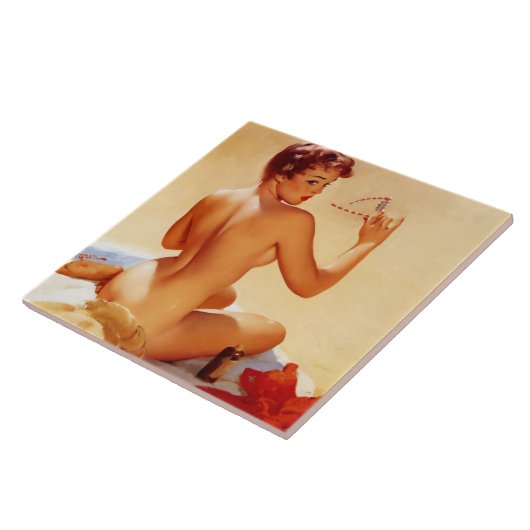 Carreau Serviette de plage (Côté)