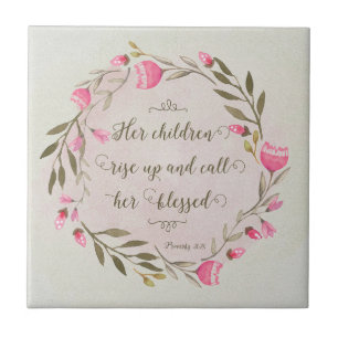 Carreau Ses Enfants Se Laissent Et L'Appelent Bénie