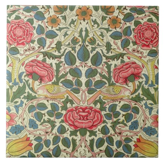 Carreau "S'est levé", 1883 (le coton imprimé) (Devant)