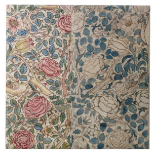 Carreau "S'est levée" la conception de papier peint (le