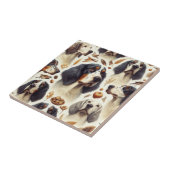 Carreau Setter anglais vintage sans couture (Côté)