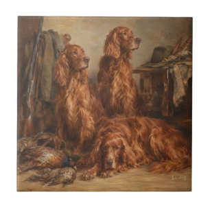Carreau Setter Irlandais ,Art