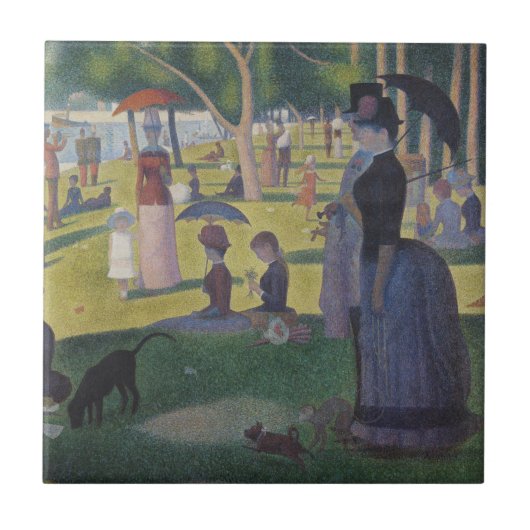 Carreau Seurat dimanche La Grande Jatte Beaux-Arts (Devant)