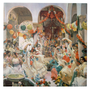 Carreau Séville (huile sur la toile)