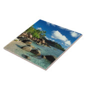 Carreau Seychelles, île de Mahe, plage d'Anse Royale. 3 (Côté)