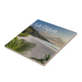 Carreau Seychelles La Digue Sunset Beach Souvenir de vacan (Côté)