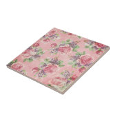 Carreau Shabby Chic Carrelage Floral (Côté)