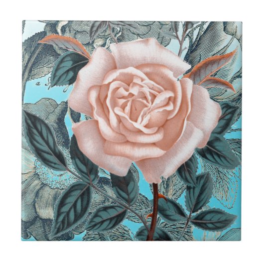 Carreau Shabby Chic Rose (Devant)