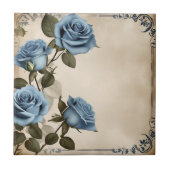Carreau Shabby Rose bleu (Devant)