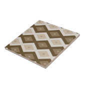 Carreau Shades of brown diamond pattern (Côté)