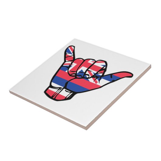 Carreau Shaka Hawaii (Côté)