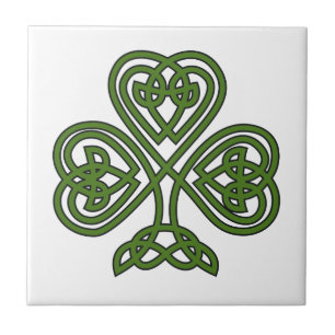 Carreau Shamrock celte - Jour de la Saint Patrick