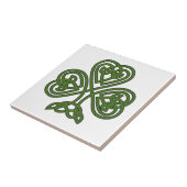 Carreau Shamrock celte - Jour de la Saint Patrick (Côté)