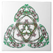 Carreau Shamrock celtique (Devant)