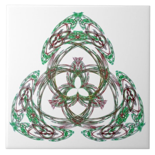 Carreau Shamrock celtique (Devant)