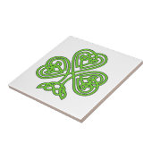 Carreau Shamrock de noeud celtique (Côté)