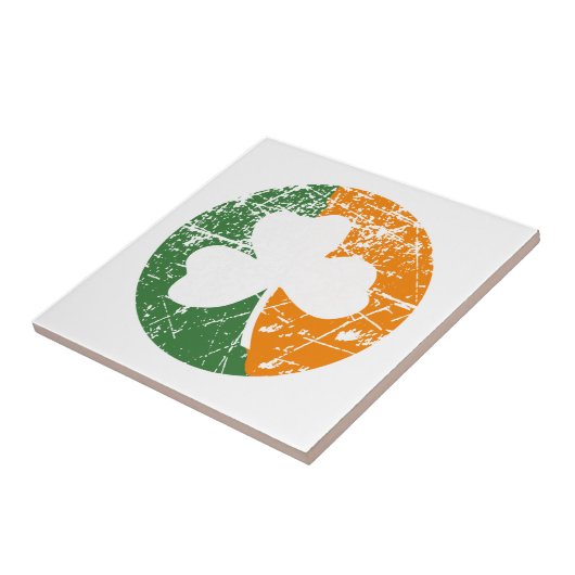 Carreau Shamrock grunge (Côté)