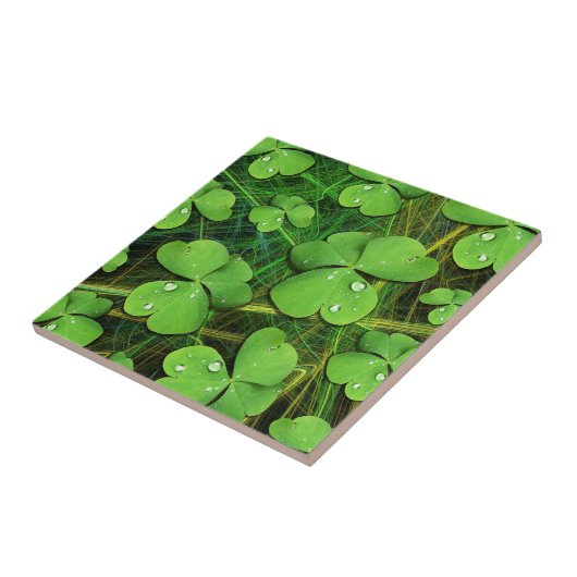 Carreau Shamrock vert St Patrick iPhone 5 Coque-Mate (Côté)