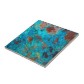 Carreau Shattuckite bleue (Côté)