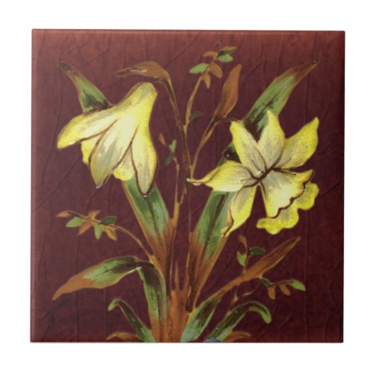 Carreau Sherwin et Cotton Barbotine Narcisse Repro #2 (Devant)