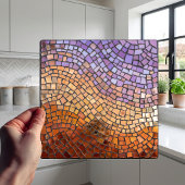 Carreau Shimmering Mosaic Gradient Ceramic Tile
