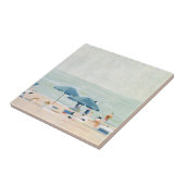 Carreau Si c'est les plages (Côté)