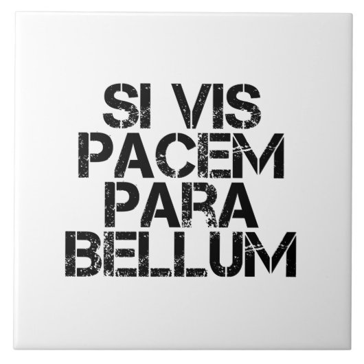 Carreau Si Vis Pacem Para Bellum (Devant)