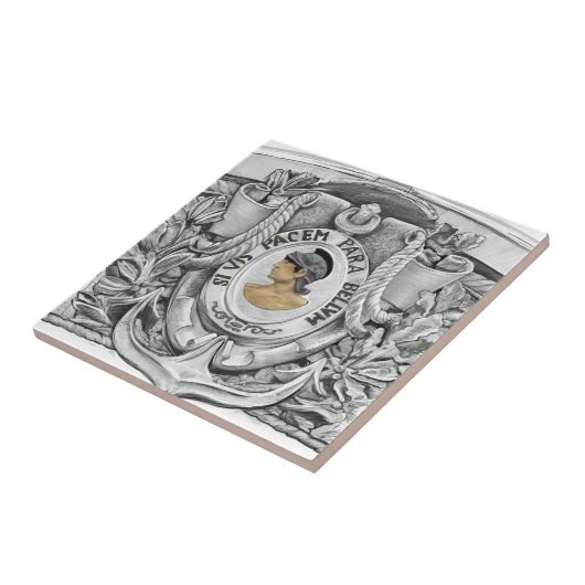 CARREAU SI VIS PACEM PARA BELLUM (Côté)