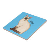 Carreau Siamese cat cartoon (Côté)