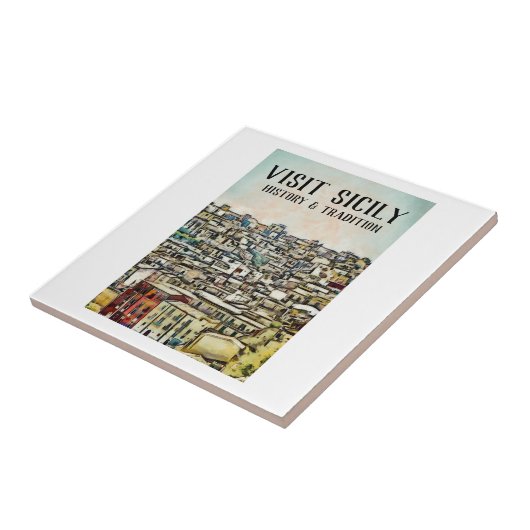 Carreau Sicile - HISTOIRE ET TRADITION (Côté)