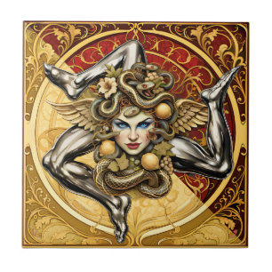 Carreau Sicilia Trinacria design sicilien