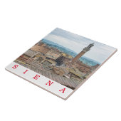 Carreau Siena Piazza del Campo vue céramique (Côté)