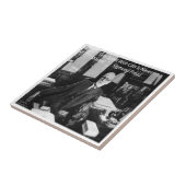 Carreau Sigmund Freud Dans Son Bureau Et Citation De Chat  (Côté)