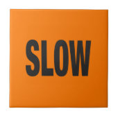 Carreau Signal de prudence lent (Devant)