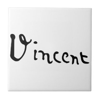 Carreau Signature de Vincent Van Gogh