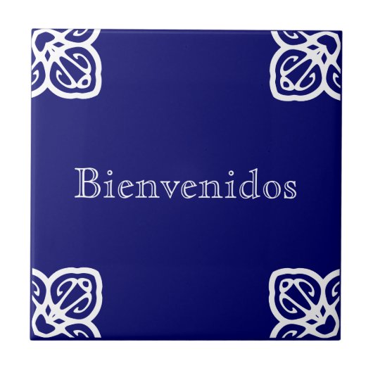 Carreau Signe de Bienvenidos (Devant)