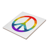 Carreau Signe de paix arc-en-ciel (Côté)
