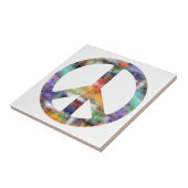 Carreau Signe de paix artistique (Côté)