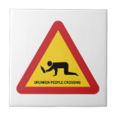 CARREAU SIGNE DE TRAFIC DES PERSONNES BLANCHISES (Devant)