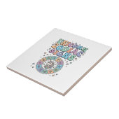 Carreau Signe du zodiaque licorne Kawaii Design vectoriel_ (Côté)