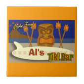 Carreau Signe fait sur commande de barre de Tiki (Devant)