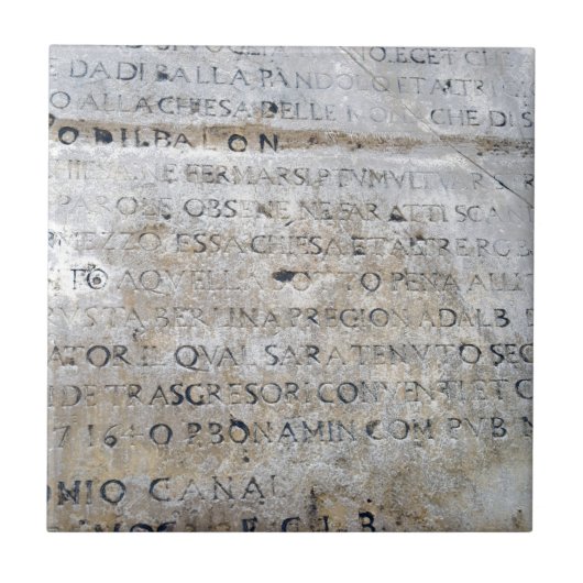 Carreau Signe romain antique (Devant)