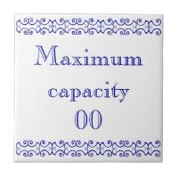 Signe victorien de capacité maximale