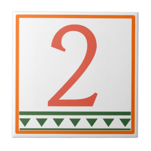 Carreau Signes de la Maison Rouge Italienne Lettres & Numé